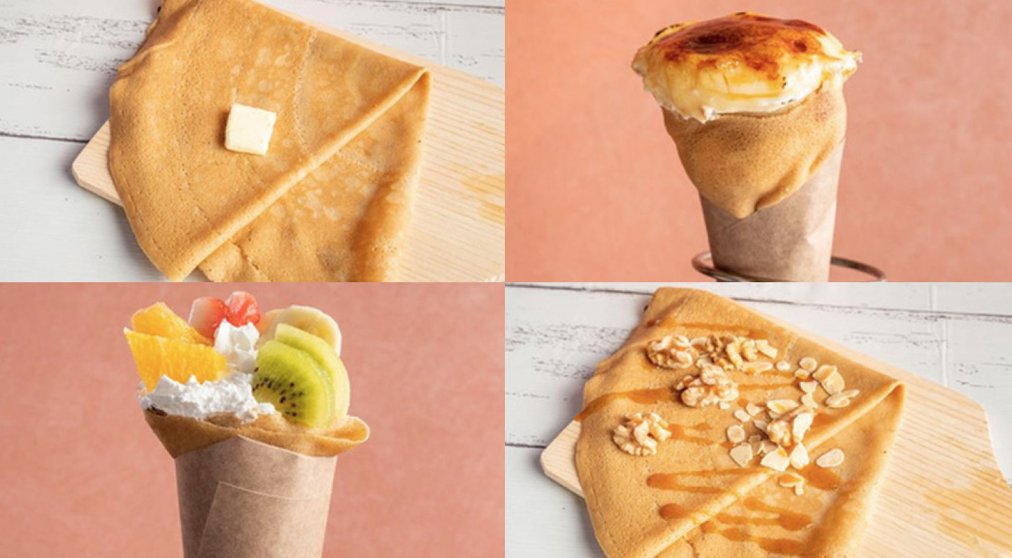他店にはない食感とメニュー展開！米粉100%のクレープが実現する確かな差別化