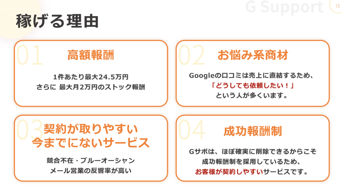 Google口コミ削除サービス！隙間時間でメール営業！月収200万円超えも可能！