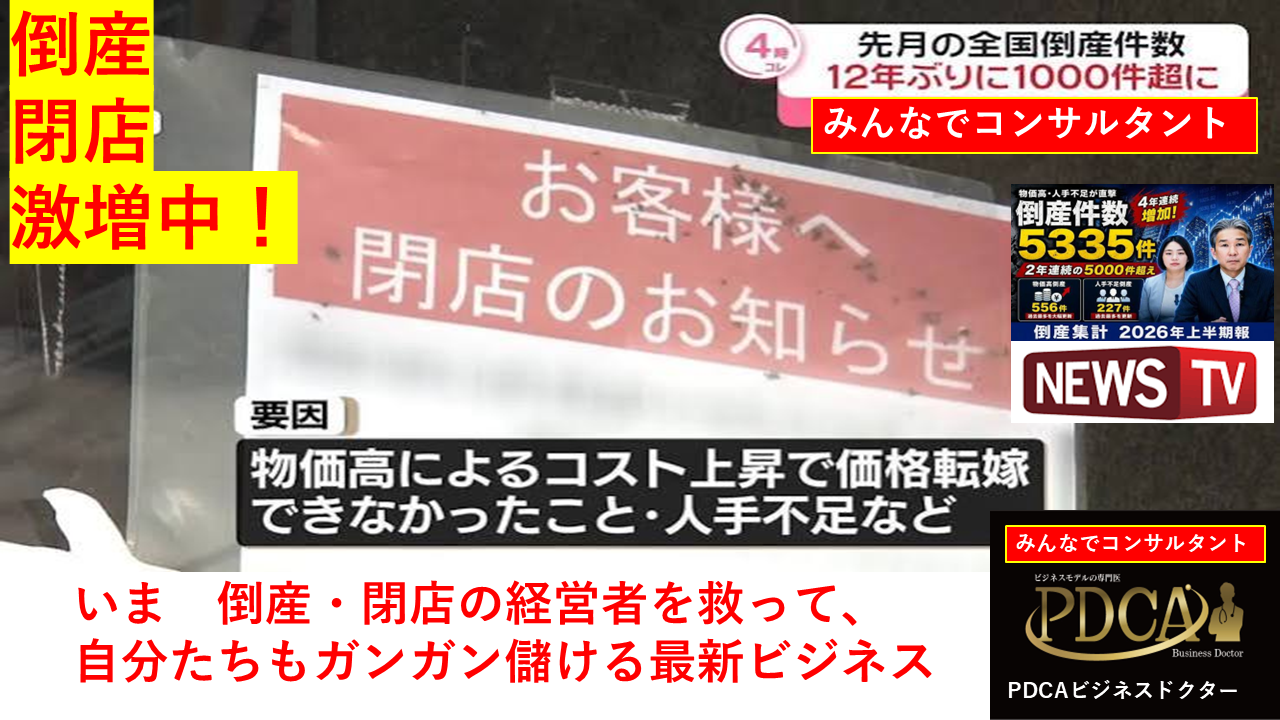 【日本初！】みんなでチームで経営者を救う経営コンサルタントはついに200店突破！